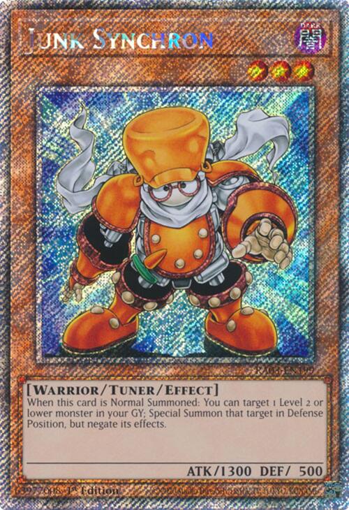 Junk Synchron (Platinum Secret Rare) [RA03-EN199] Platinum Secret Rare | Pegasus Games WI