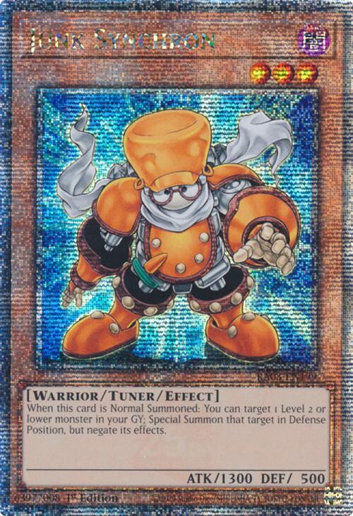 Junk Synchron (Quarter Century Secret Rare) [RA03-EN199] Quarter Century Secret Rare | Pegasus Games WI