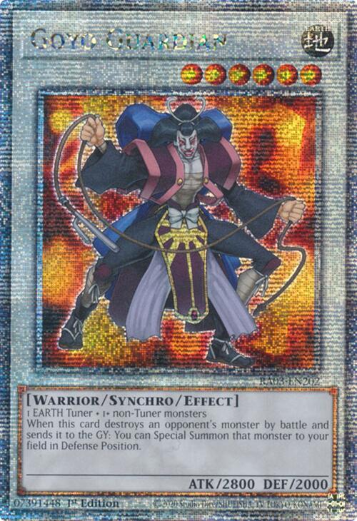 Goyo Guardian (Quarter Century Secret Rare) [RA03-EN202] Quarter Century Secret Rare | Pegasus Games WI