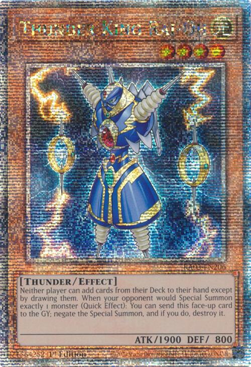 Thunder King Rai-Oh (Quarter Century Secret Rare) [RA03-EN206] Quarter Century Secret Rare | Pegasus Games WI
