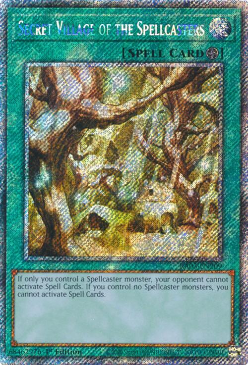 Secret Village of the Spellcasters (Platinum Secret Rare) [RA03-EN209] Platinum Secret Rare | Pegasus Games WI