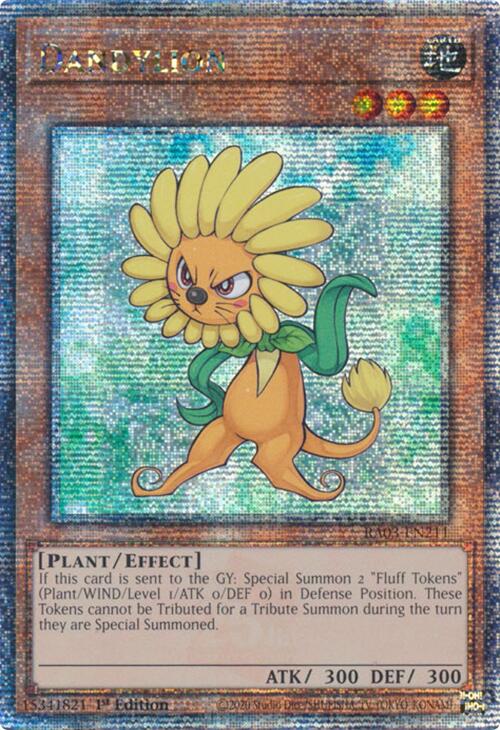 Dandylion (Quarter Century Secret Rare) [RA03-EN211] Quarter Century Secret Rare | Pegasus Games WI