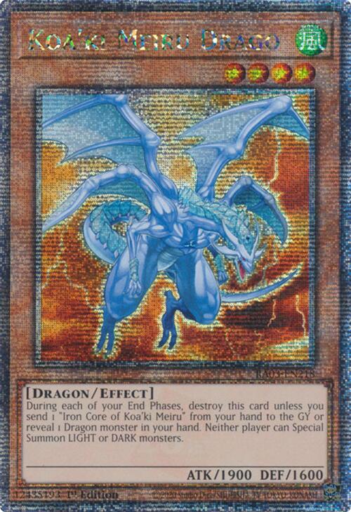 Koa'ki Meiru Drago (Quarter Century Secret Rare) [RA03-EN218] Quarter Century Secret Rare | Pegasus Games WI