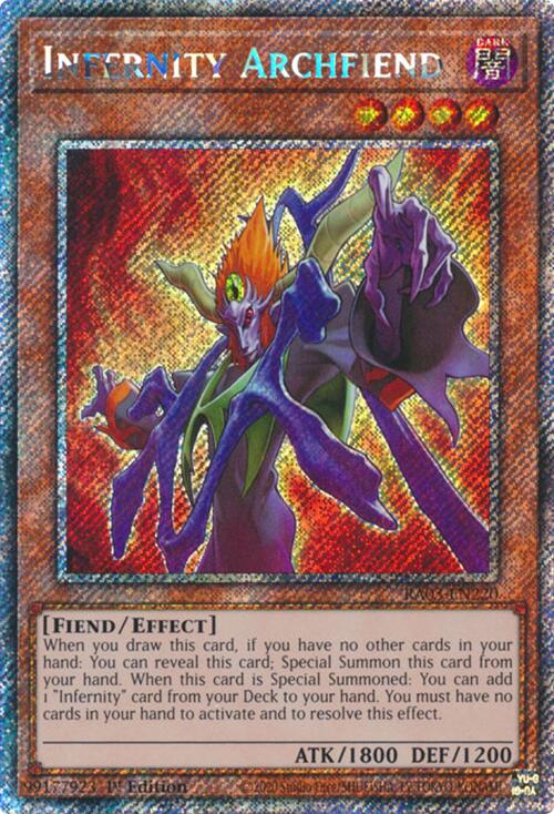 Infernity Archfiend (Platinum Secret Rare) [RA03-EN220] Platinum Secret Rare | Pegasus Games WI