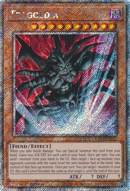 Tragoedia (Platinum Secret Rare) [RA03-EN223] Platinum Secret Rare | Pegasus Games WI