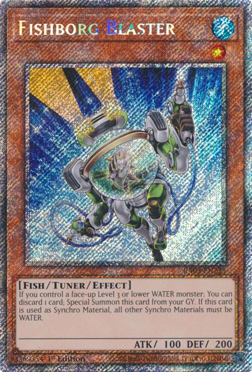 Fishborg Blaster (Platinum Secret Rare) [RA03-EN225] Platinum Secret Rare | Pegasus Games WI