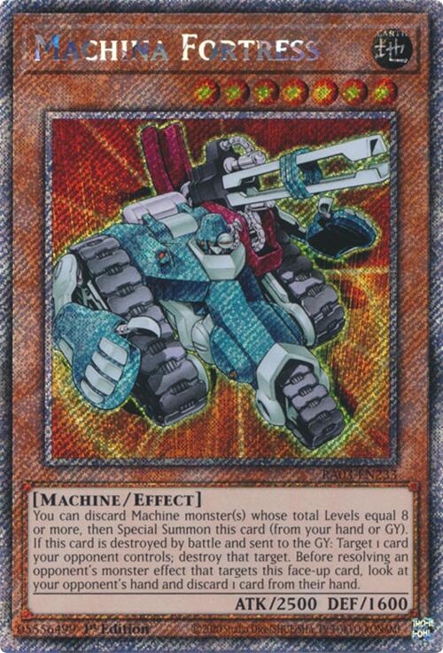 Machina Fortress (Platinum Secret Rare) [RA03-EN233] Platinum Secret Rare | Pegasus Games WI