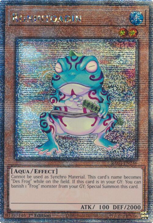 Ronintoadin (Quarter Century Secret Rare) [RA03-EN236] Quarter Century Secret Rare | Pegasus Games WI