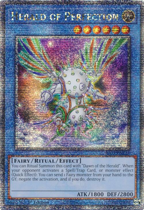 Herald of Perfection (Quarter Century Secret Rare) [RA03-EN237] Quarter Century Secret Rare | Pegasus Games WI