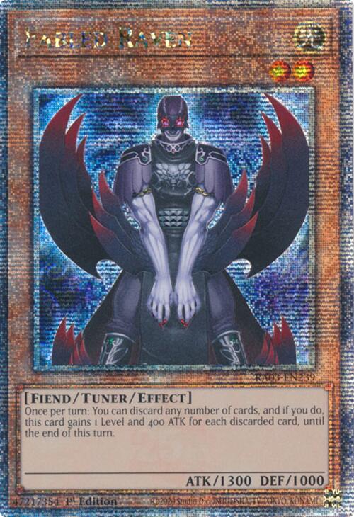 Fabled Raven (Quarter Century Secret Rare) [RA03-EN239] Quarter Century Secret Rare | Pegasus Games WI