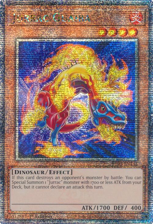 Jurrac Guaiba (Quarter Century Secret Rare) [RA03-EN242] Quarter Century Secret Rare | Pegasus Games WI