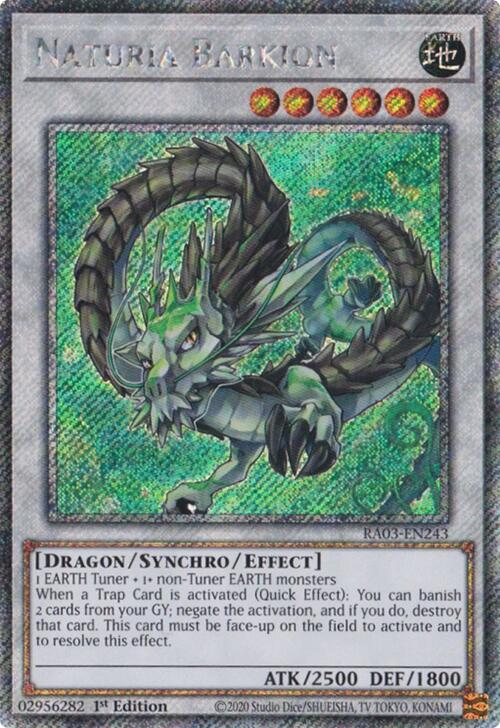 Naturia Barkion (Platinum Secret Rare) [RA03-EN243] Platinum Secret Rare | Pegasus Games WI