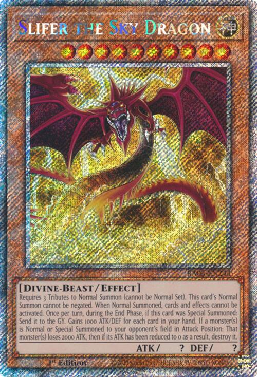 Slifer the Sky Dragon (Platinum Secret Rare) [RA03-EN244] Platinum Secret Rare | Pegasus Games WI