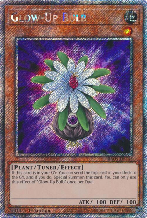 Glow-Up Bulb (Platinum Secret Rare) [RA03-EN245] Platinum Secret Rare | Pegasus Games WI