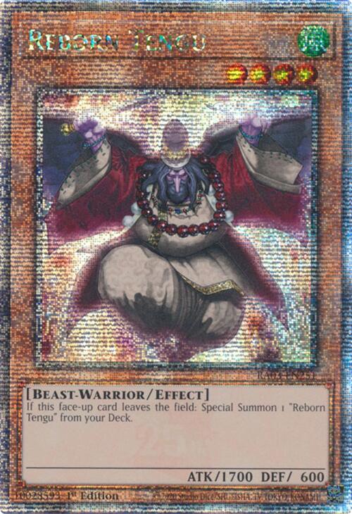 Reborn Tengu (Quarter Century Secret Rare) [RA03-EN251] Quarter Century Secret Rare | Pegasus Games WI
