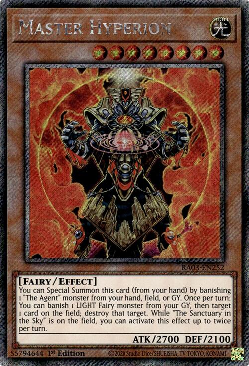 Master Hyperion (Platinum Secret Rare) [RA03-EN252] Platinum Secret Rare | Pegasus Games WI