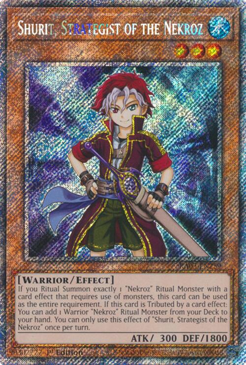 Shurit, Strategist of the Nekroz (Platinum Secret Rare) [RA03-EN259] Platinum Secret Rare | Pegasus Games WI