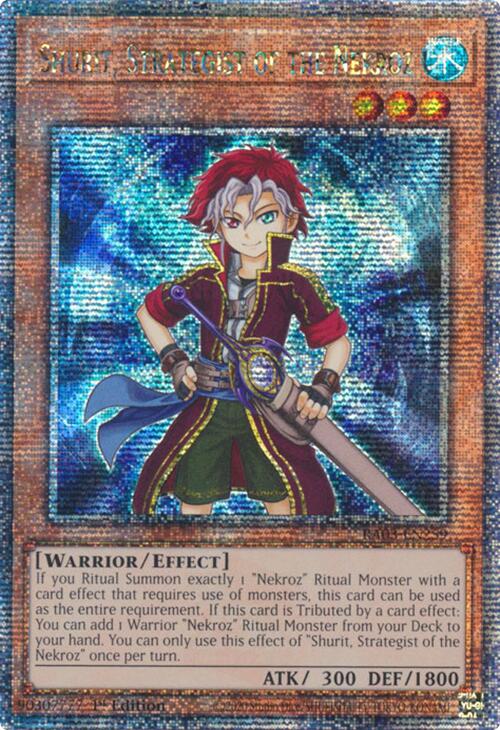 Shurit, Strategist of the Nekroz (Quarter Century Secret Rare) [RA03-EN259] Quarter Century Secret Rare | Pegasus Games WI
