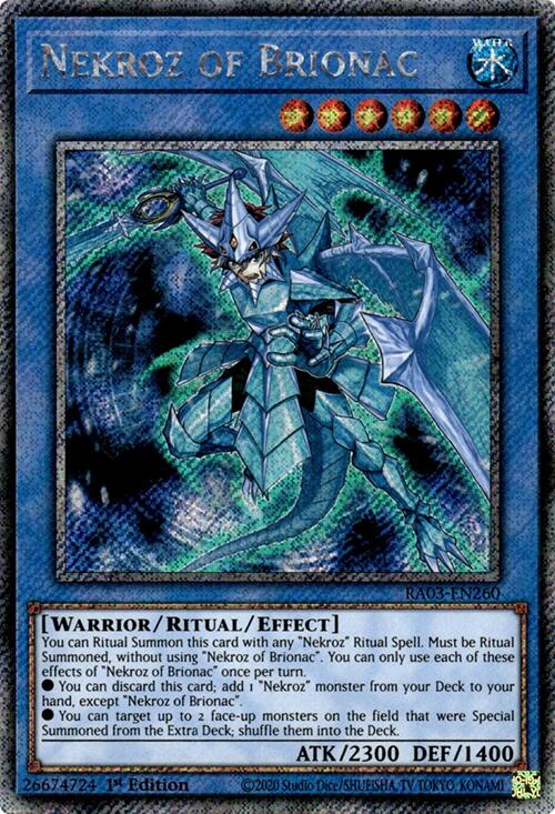 Nekroz of Brionac (Platinum Secret Rare) [RA03-EN260] Platinum Secret Rare | Pegasus Games WI