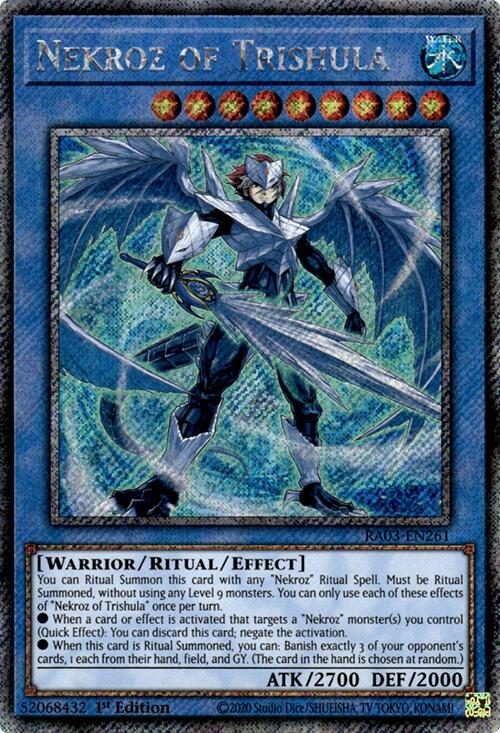 Nekroz of Trishula (Platinum Secret Rare) [RA03-EN261] Platinum Secret Rare | Pegasus Games WI