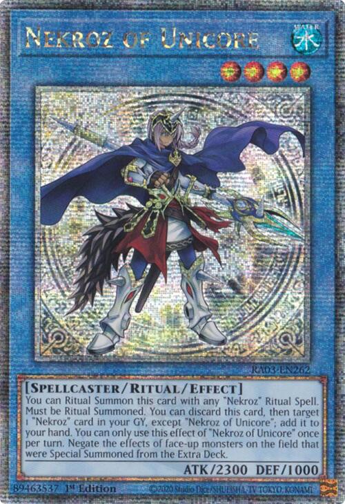 Nekroz of Unicore (Quarter Century Secret Rare) [RA03-EN262] Quarter Century Secret Rare | Pegasus Games WI