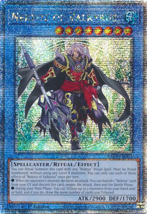 Nekroz of Valkyrus (Quarter Century Secret Rare) [RA03-EN263] Quarter Century Secret Rare | Pegasus Games WI