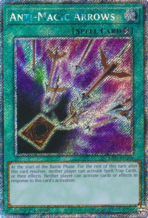 Anti-Magic Arrows (Platinum Secret Rare) [RA03-EN264] Platinum Secret Rare | Pegasus Games WI