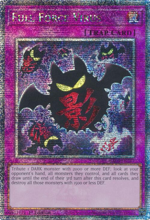 Full Force Virus (Quarter Century Secret Rare) [RA03-EN267] Quarter Century Secret Rare | Pegasus Games WI