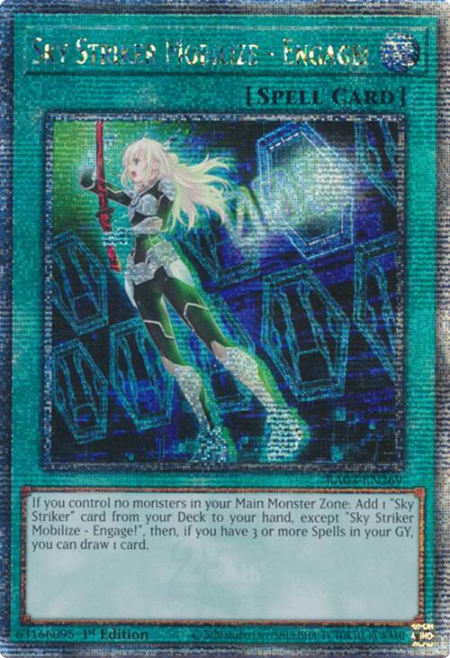 Sky Striker Mobilize - Engage! (Quarter Century Secret Rare) [RA03-EN269] Quarter Century Secret Rare | Pegasus Games WI