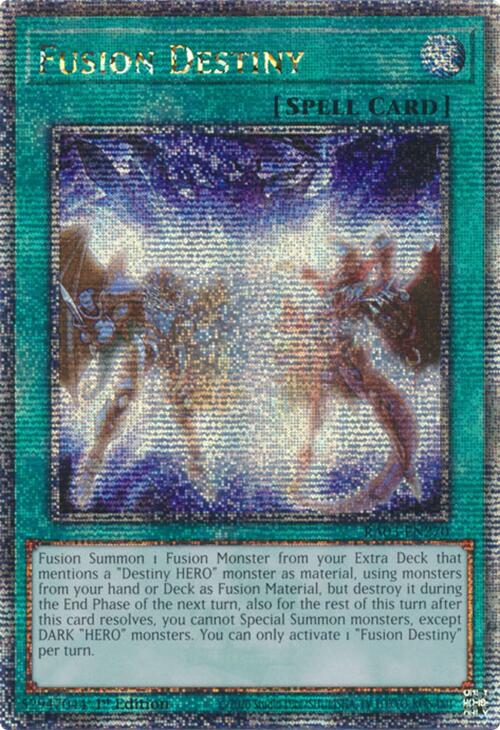 Fusion Destiny (Quarter Century Secret Rare) [RA03-EN270] Quarter Century Secret Rare | Pegasus Games WI