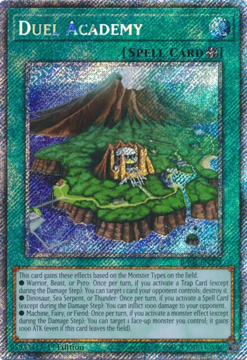 Duel Academy (card) (Platinum Secret Rare) [RA03-EN275] Platinum Secret Rare | Pegasus Games WI