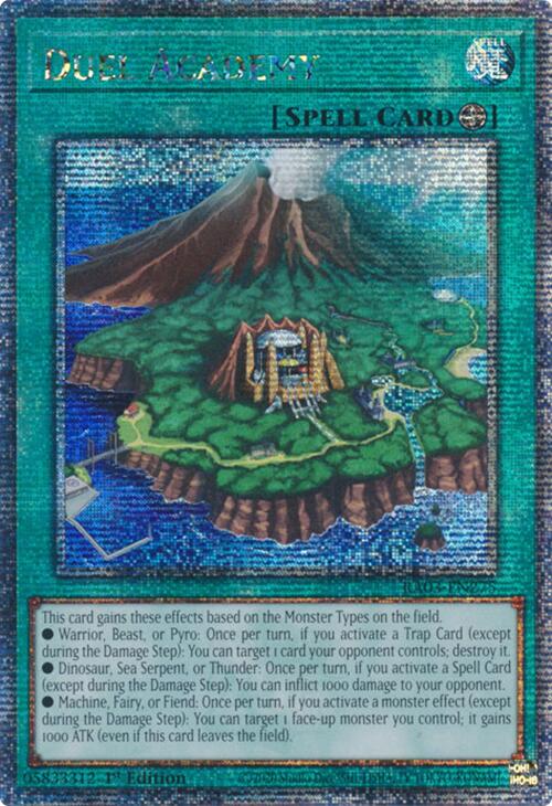 Duel Academy (card) (Quarter Century Secret Rare) [RA03-EN275] Quarter Century Secret Rare | Pegasus Games WI