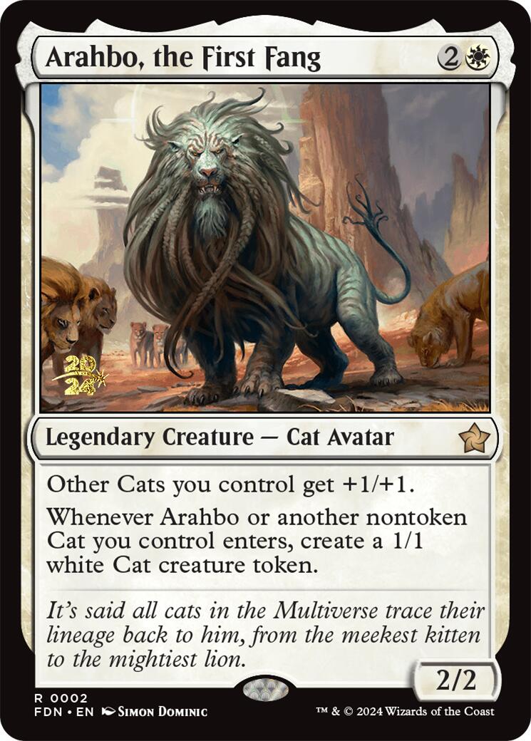 Arahbo, the First Fang [Foundations Prerelease Promos] | Pegasus Games WI