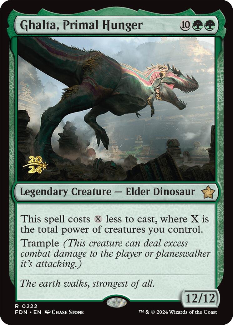 Ghalta, Primal Hunger [Foundations Prerelease Promos] | Pegasus Games WI