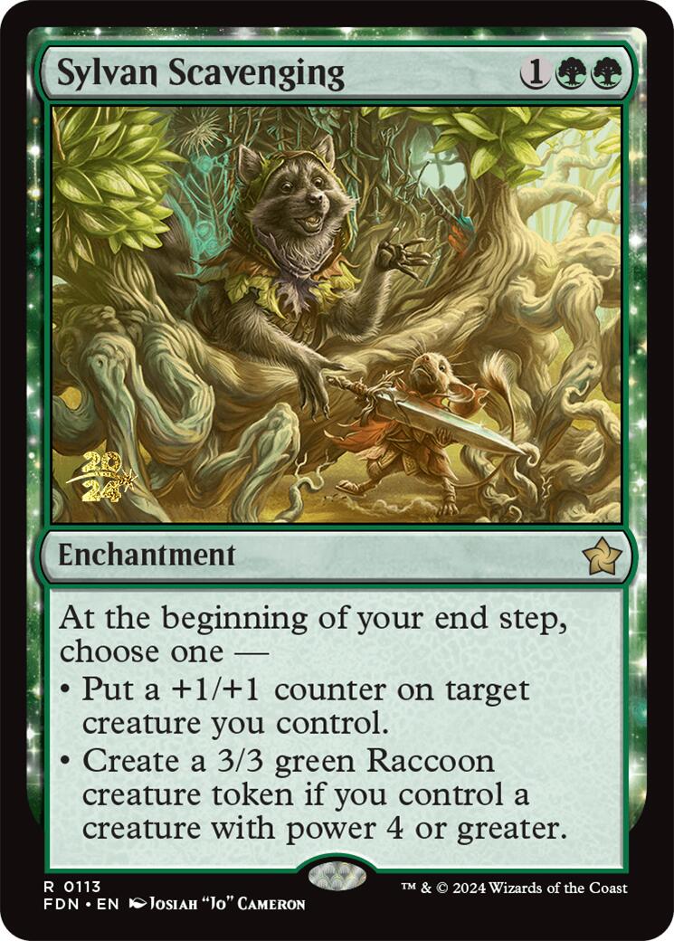 Sylvan Scavenging [Foundations Prerelease Promos] | Pegasus Games WI