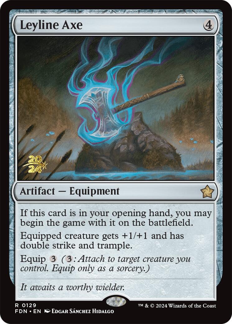 Leyline Axe [Foundations Prerelease Promos] | Pegasus Games WI