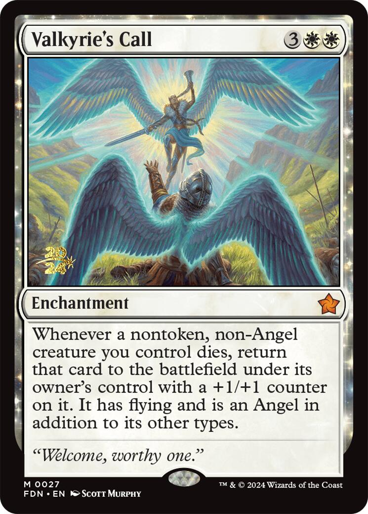 Valkyrie's Call [Foundations Prerelease Promos] | Pegasus Games WI