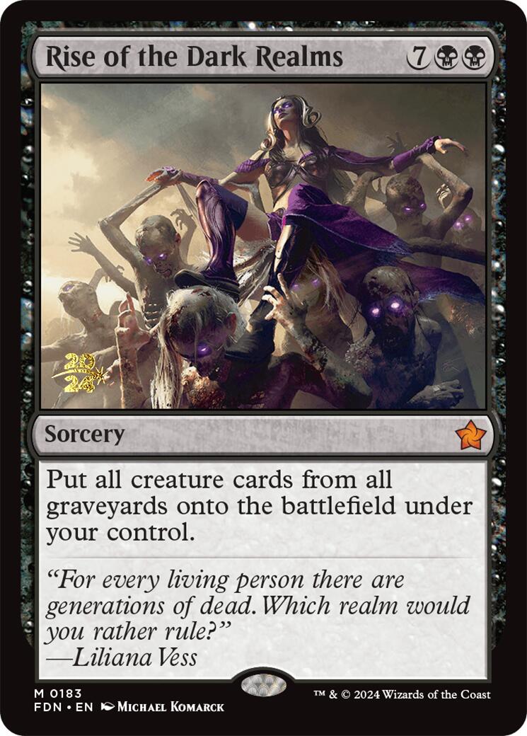 Rise of the Dark Realms [Foundations Prerelease Promos] | Pegasus Games WI