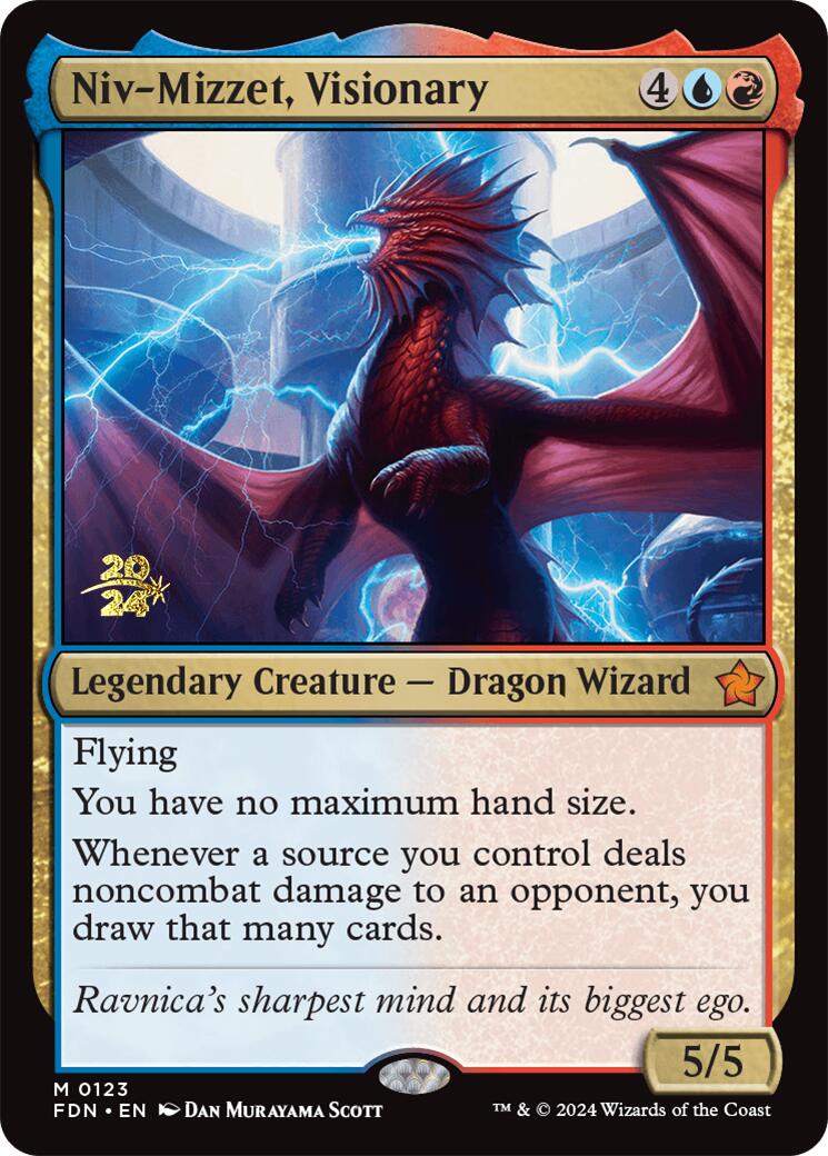 Niv-Mizzet, Visionary [Foundations Prerelease Promos] | Pegasus Games WI