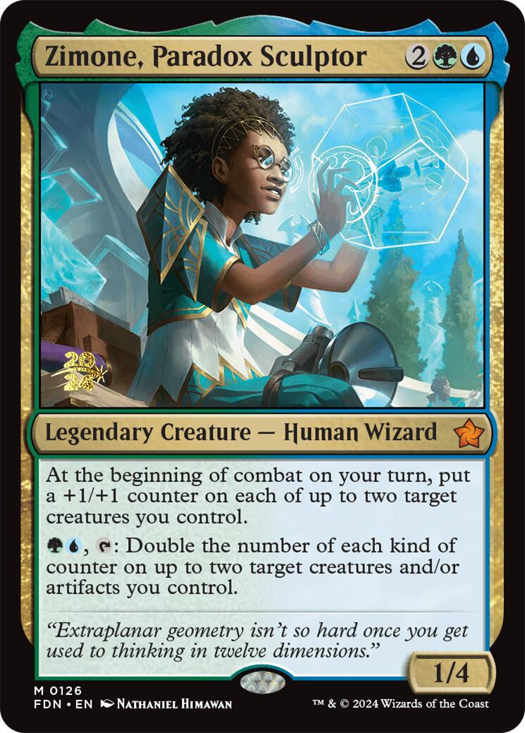 Zimone, Paradox Sculptor [Foundations Prerelease Promos] | Pegasus Games WI