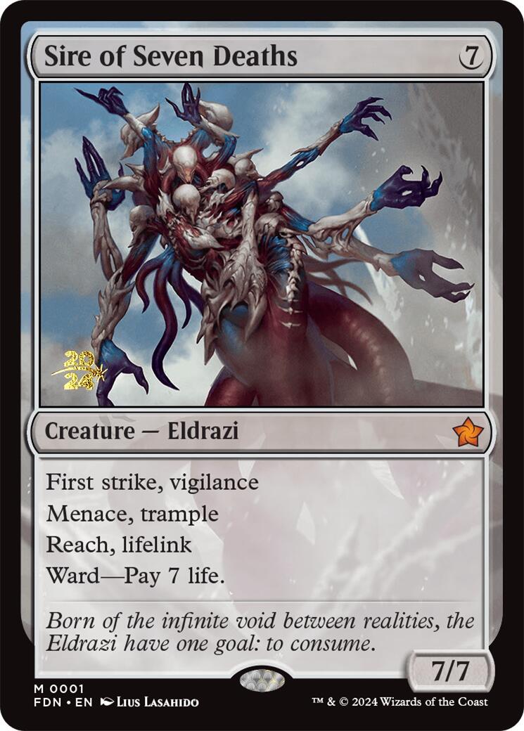 Sire of Seven Deaths [Foundations Prerelease Promos] | Pegasus Games WI