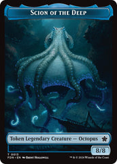 Scion of the Deep // Koma's Coil Doubled-Sided Token [Foundations Tokens] | Pegasus Games WI