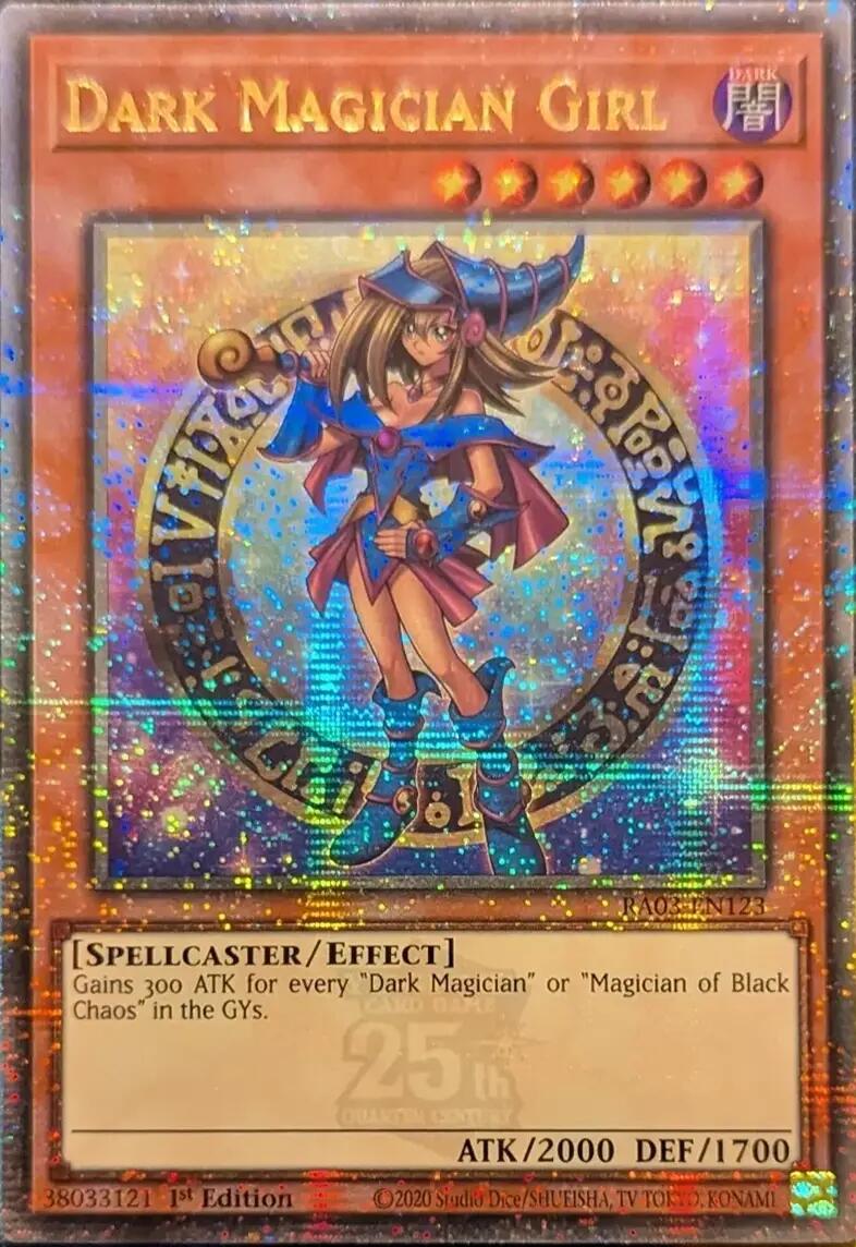 Dark Magician Girl (Quarter Century Secret Rare) (B) [RA03-EN123] Quarter Century Secret Rare | Pegasus Games WI