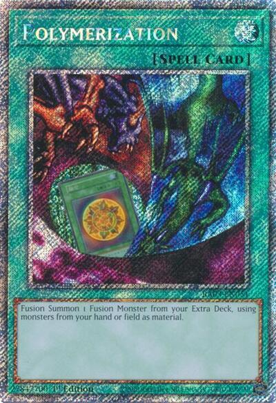 Polymerization (Alternate Art) (Platinum Secret Rare) [RA03-EN051] Platinum Secret Rare | Pegasus Games WI