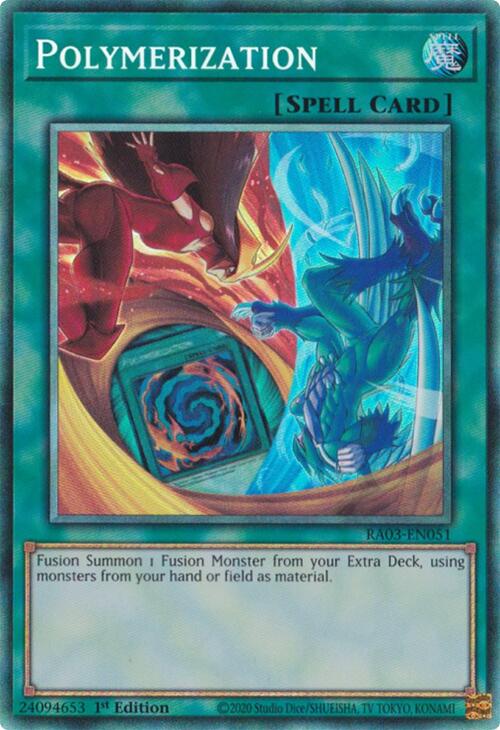 Polymerization (B) (HERO Art) (PCR) [RA03-EN051] Prismatic Collector's Rare | Pegasus Games WI