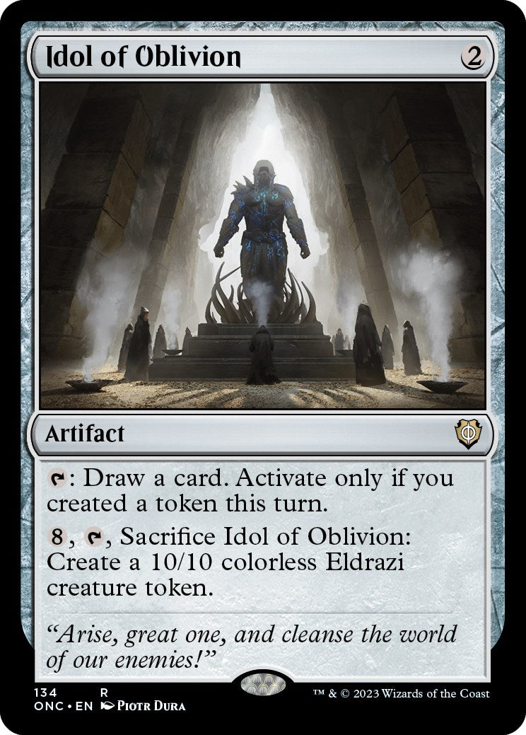 Idol of Oblivion [Phyrexia: All Will Be One Commander] | Pegasus Games WI