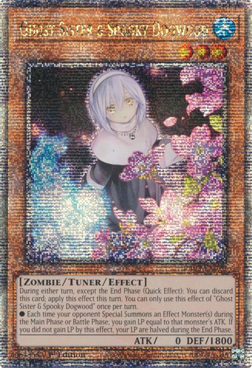 Ghost Sister & Spooky Dogwood (Alternate Art) (Quarter Century Secret Rare) [RA03-EN020] Quarter Century Secret Rare | Pegasus Games WI