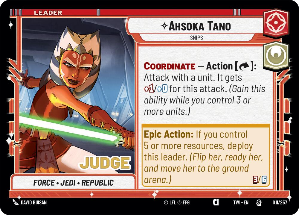 Ahsoka Tano - Snips (011/257) (011/257) [Judge Promos] | Pegasus Games WI
