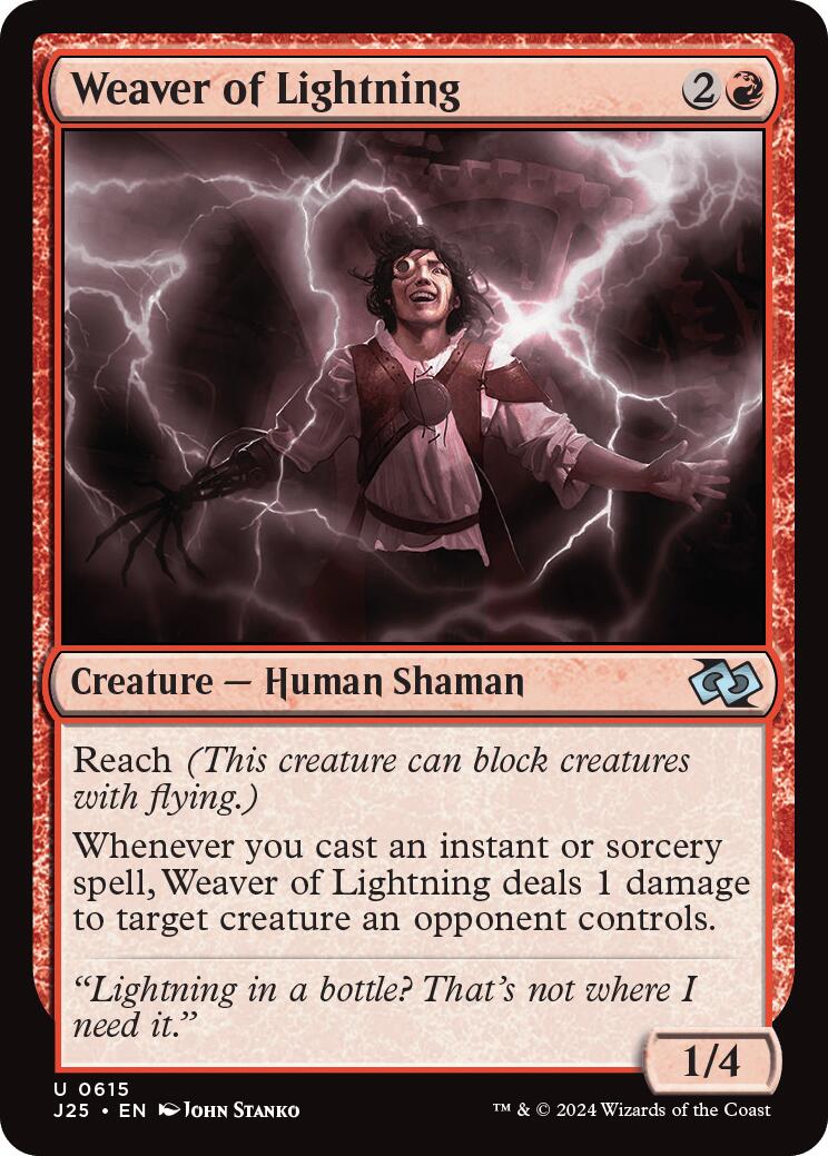 Weaver of Lightning [Foundations Jumpstart] | Pegasus Games WI