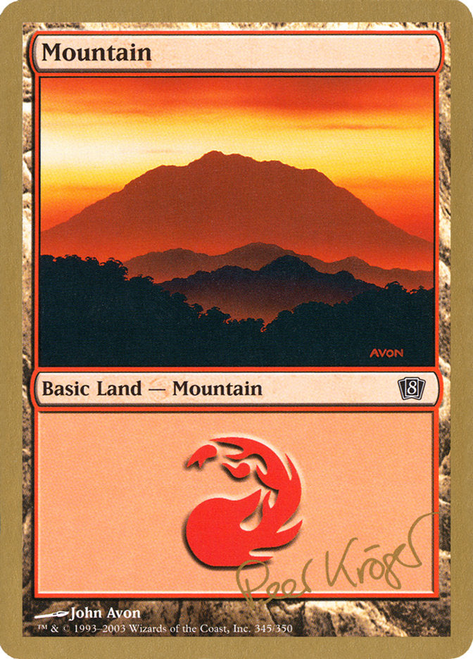 Mountain (pk345) (Peer Kroger) [World Championship Decks 2003] | Pegasus Games WI